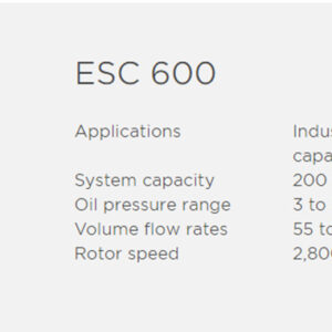 ESC 600 and it's information