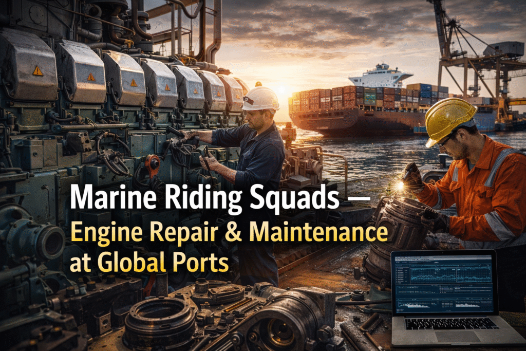 Marine Riding Squads for Marine Engine Repair | Worldwide Port Support