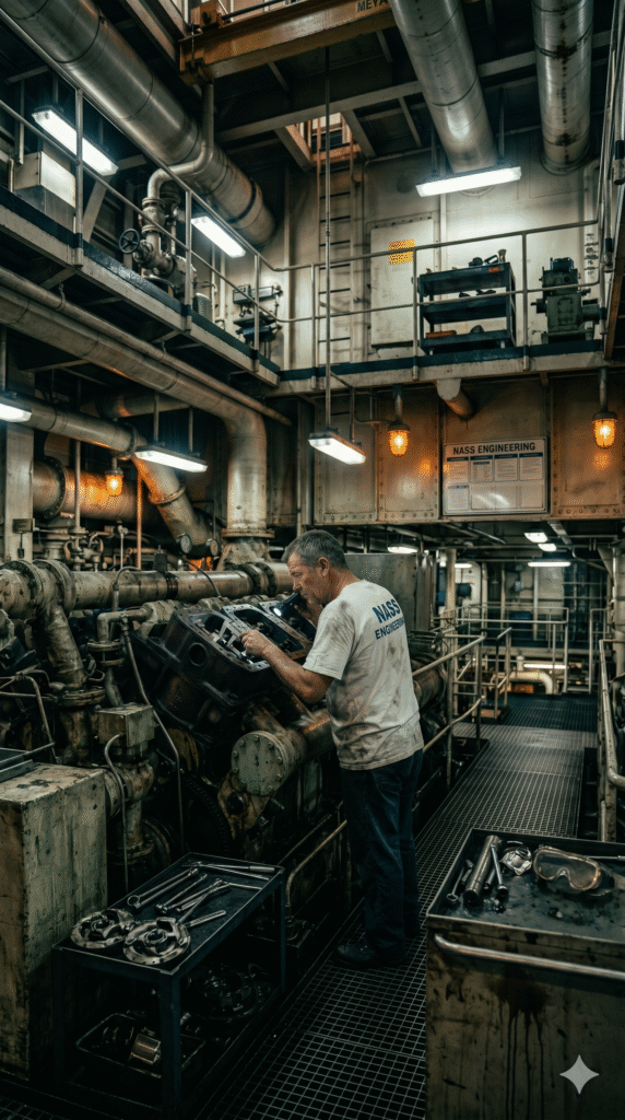Nass engineering qatar ship engine servicing