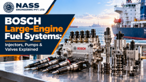 Bosch large-engine fuel system components including injectors, pumps and valves for marine applications